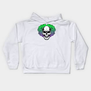 Smoking Skull Kids Hoodie